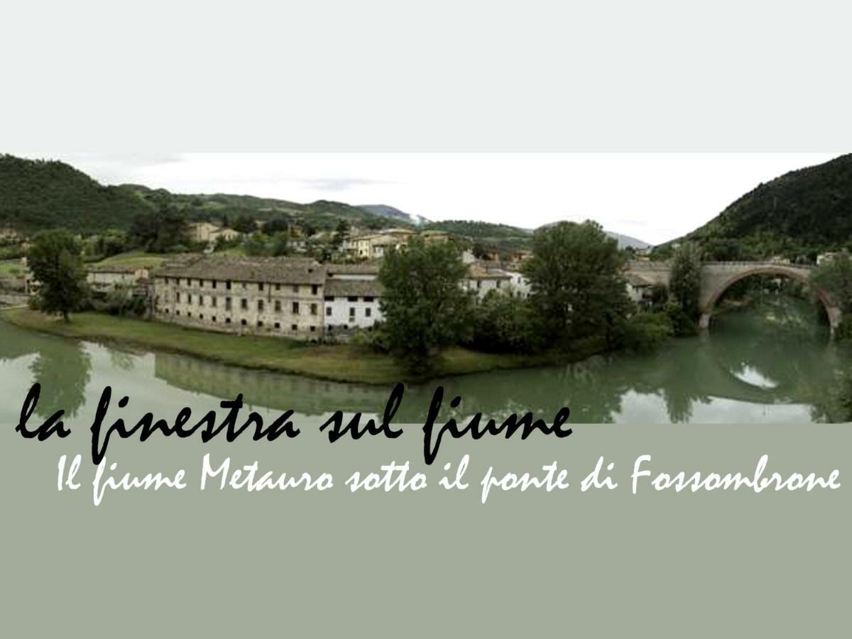 フォッソンブローネ La Finestra Sul Fiume Bed & Breakfast エクステリア 写真